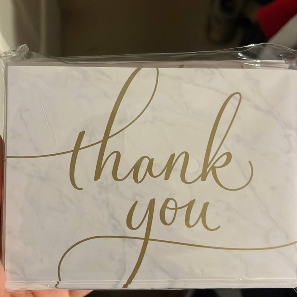 Thank you cards brand new blank inside